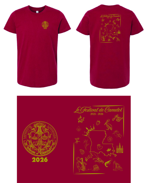 Krewe of Camelot Adult Short Sleeve Tee
